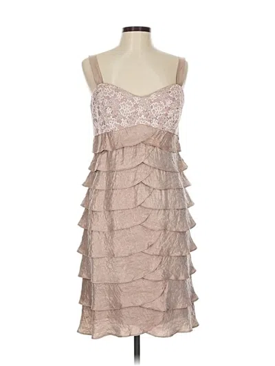 Pre-owned R & M Richards Cocktail Dress In Brown