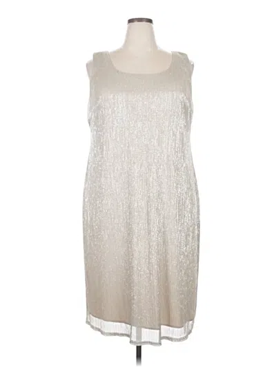 Pre-owned R & M Richards Cocktail Dress In Brown
