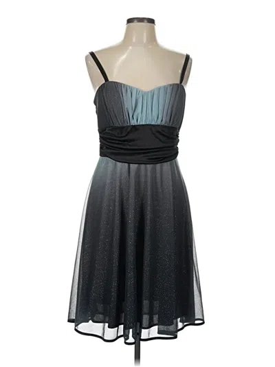 Pre-owned R & M Richards Cocktail Dress In Gray