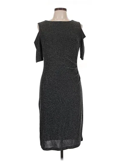 Pre-owned R & M Richards Cocktail Dress In Gray