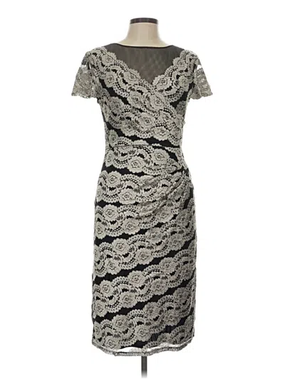 Pre-owned R & M Richards Cocktail Dress In Gray