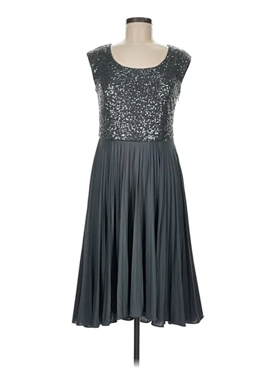 Pre-owned R & M Richards Cocktail Dress In Gray