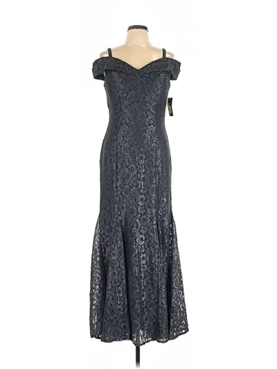 R & M Richards Cocktail Dress In Gray