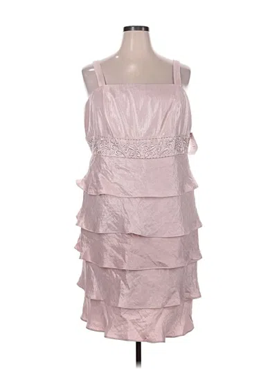 Pre-owned R & M Richards Cocktail Dress In Pink