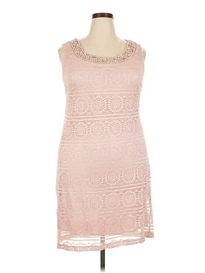 Pre-owned R & M Richards Cocktail Dress In Pink