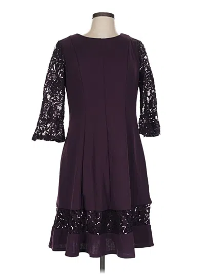 Pre-owned R & M Richards Cocktail Dress In Purple