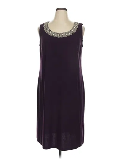 Pre-owned R & M Richards Cocktail Dress In Purple