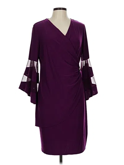 Pre-owned R & M Richards Cocktail Dress In Purple