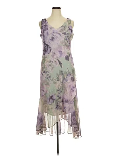 Pre-owned R & M Richards Cocktail Dress In Purple