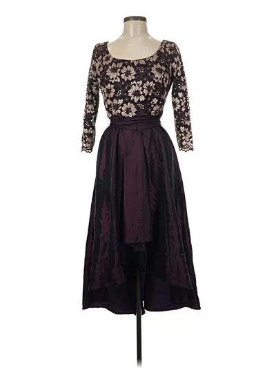 Pre-owned R & M Richards Cocktail Dress In Purple