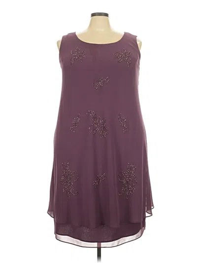 Pre-owned R & M Richards Cocktail Dress In Purple