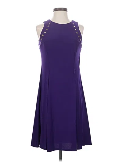 Pre-owned R & M Richards Cocktail Dress In Purple