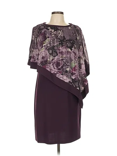 Pre-owned R & M Richards Cocktail Dress In Purple