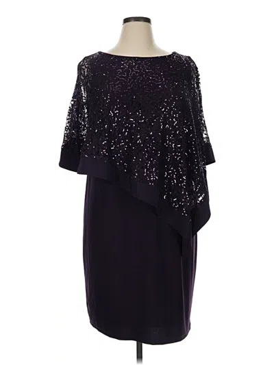 Pre-owned R & M Richards Cocktail Dress In Purple