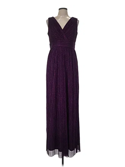 Pre-owned R & M Richards Cocktail Dress In Purple