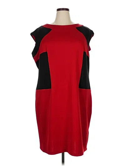 Pre-owned R & M Richards Cocktail Dress In Red