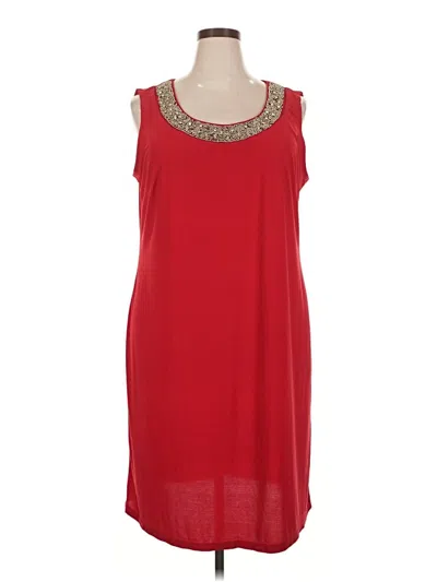 Pre-owned R & M Richards Cocktail Dress In Red