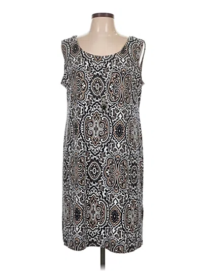Pre-owned R & M Richards Cocktail Dress In Silver