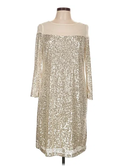 Pre-owned R & M Richards Cocktail Dress In Silver