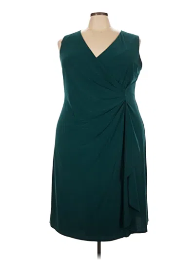 Pre-owned R & M Richards Cocktail Dress In Teal