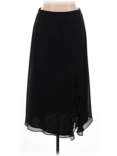 Pre-owned R & M Richards Formal Skirt In Black