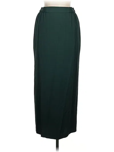 Pre-owned R & M Richards Formal Skirt In Green