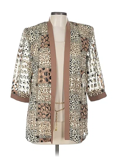 Pre-owned R & M Richards Jacket In Gold