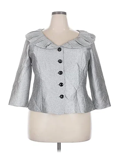 Pre-owned R & M Richards Jacket In Silver