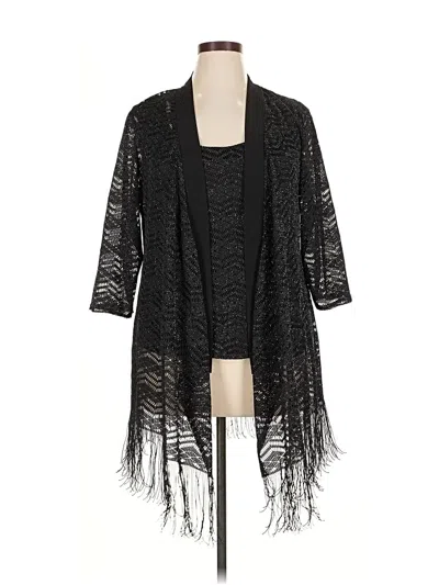 Pre-owned R & M Richards Kimono In Black