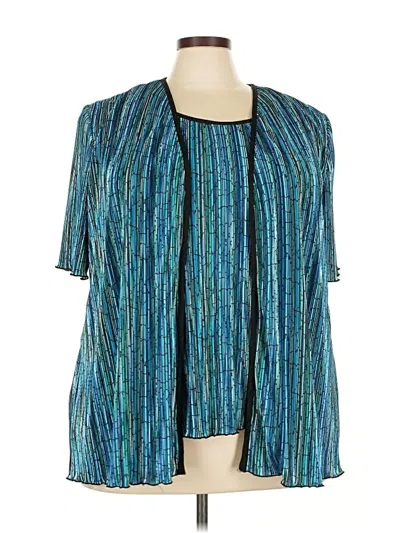 Pre-owned R & M Richards Kimono In Blue