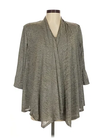 Pre-owned R & M Richards Kimono In Gray