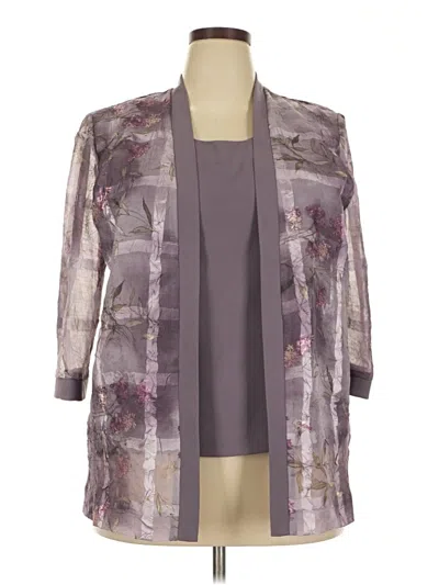 Pre-owned R & M Richards Kimono In Purple