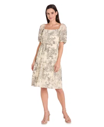 R & M Richards Petites Printed Dress