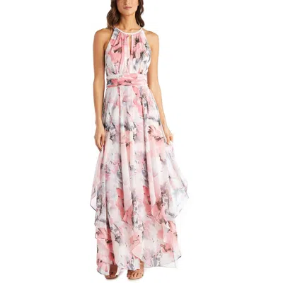 R & M Richards 7088 Long Mother Of The Bride Dress In Pink