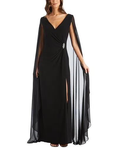 R & M Richards Rm Richards Chiffon Duster Wrap Dress