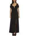 R & M Richards Rm Richards Gown In Black