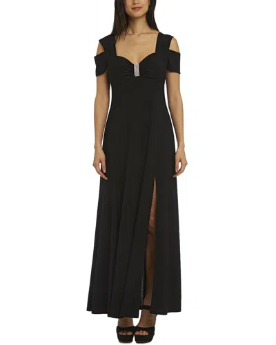 R & M Richards Rm Richards Gown In Black