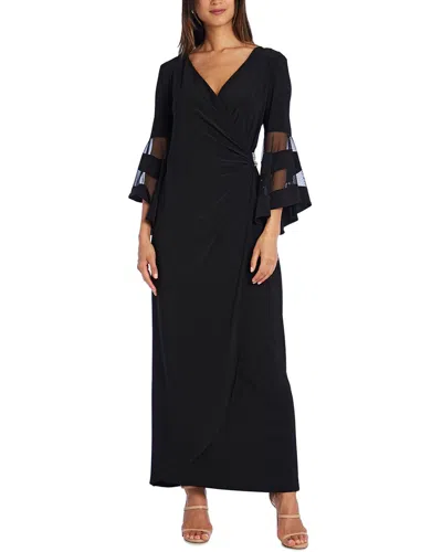 R & M Richards Rm Richards Gown In Black