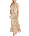 R & M Richards Rm Richards Gown In Neutral