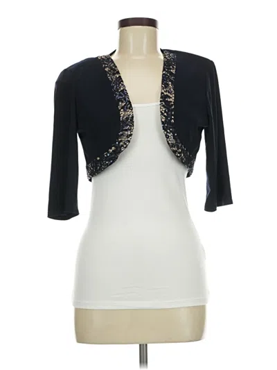 Pre-owned R & M Richards Shrug In Black
