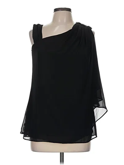 Pre-owned R & M Richards Sleeveless Blouse In Black