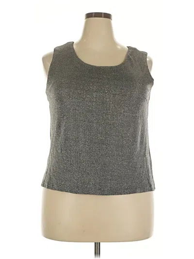 Pre-owned R & M Richards Sleeveless T-shirt In Gray