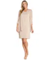 R & M Richards Womens Embellished Jacket Two Piece Dress In Champagne