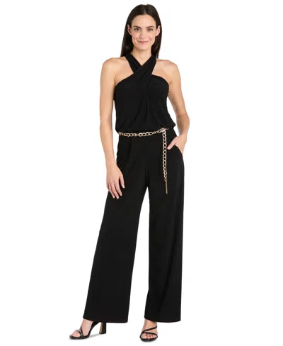 R & M Richards Women's Halter Jumpsuit