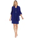 R & M Richards Women's Two-piece Bell-sleeve Jacket & Dress