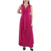 R & M Richards Womens Embellished Polyester Evening Dress In Pink
