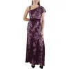 R & M Richards Womens Embroidered Polyester Evening Dress In Pink
