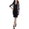 R & M Richards Womens Printed Polyester Two Piece Dress In Multi