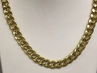 Pre-owned R C I 14k Solid Yellow Gold Mens Miami Cuban Curb Link 24" 6mm 65 Grams Chain/necklace In No Stone