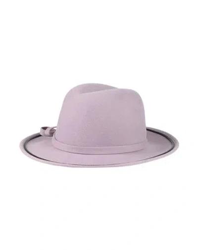 R Chic Woman Hat Light Brown Size 7 Wool In Sand